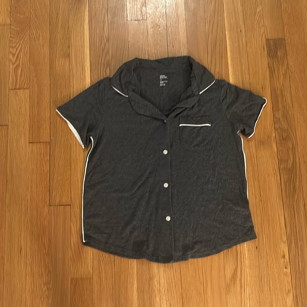 Stars above pajama button down